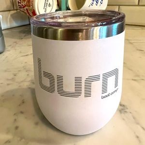 Burn Boot Camp Stainless Wine Tumbler - Like NEW